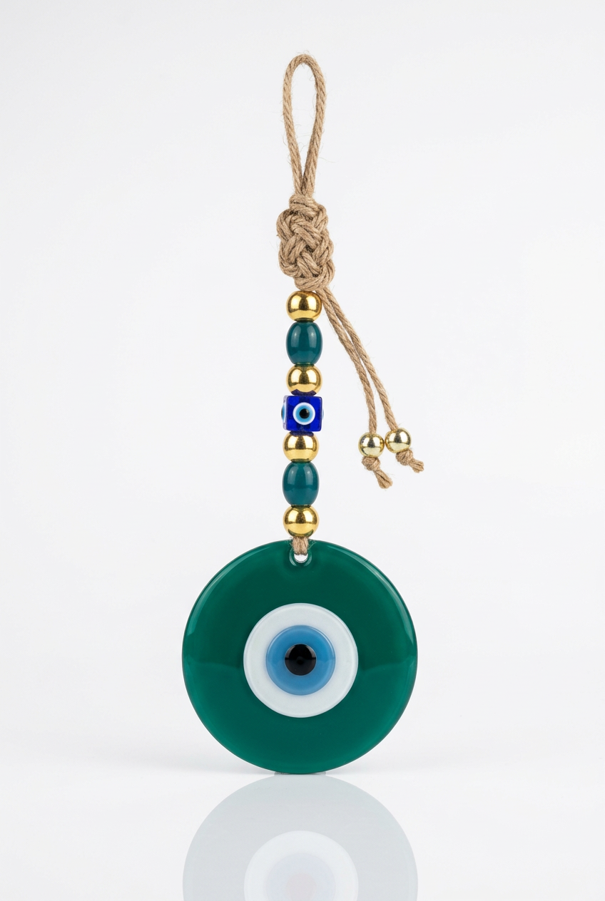 Green Evil Eye Wall Decor