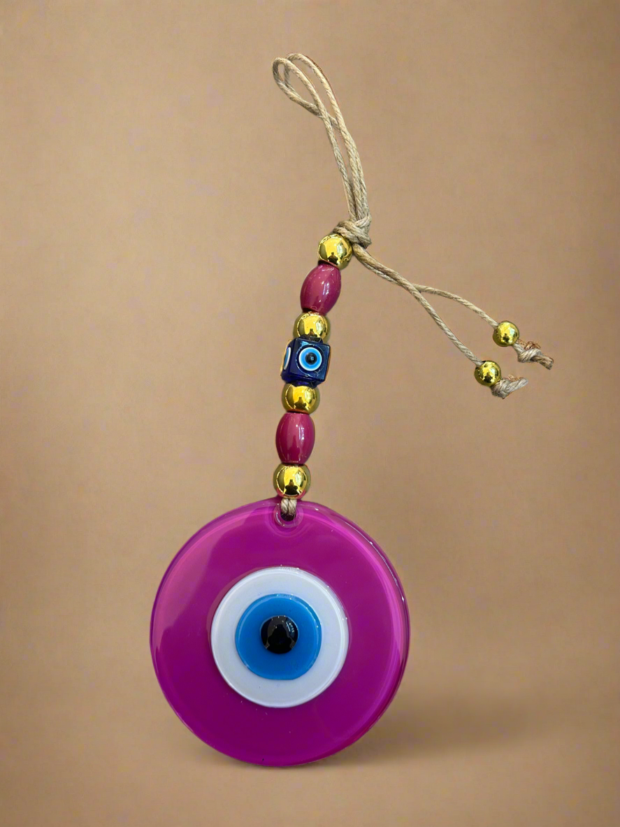Pink Evil Eye Wall Decor