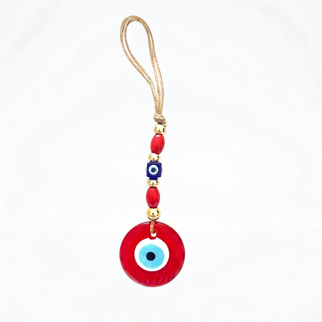 Red Lucky Eye Wall Decor