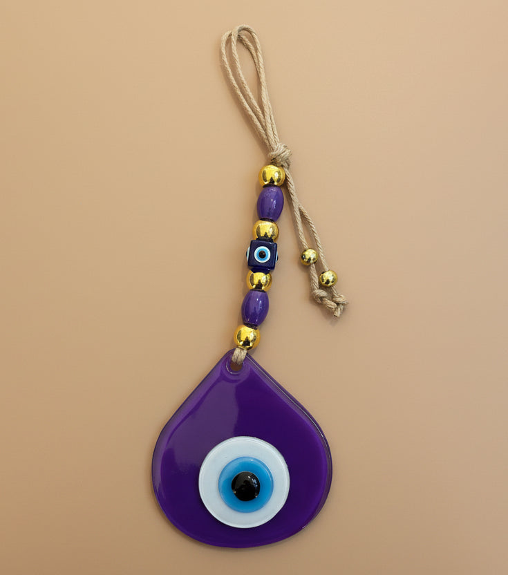 Purple Evil Eye Wall Decor