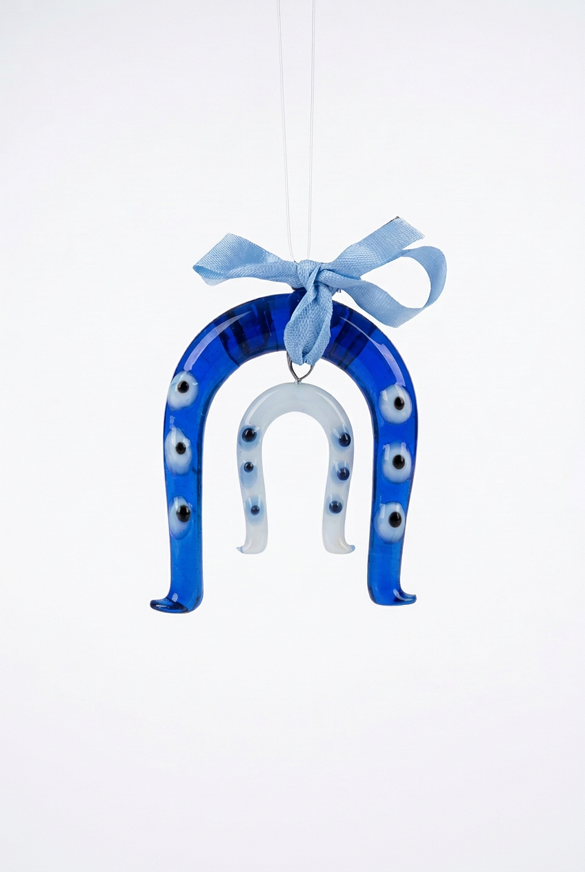 Horse Shoe Evil Eye Wall Decor