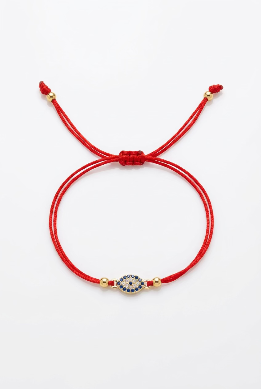 Crystal Red String Protection Bracelet
