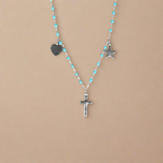 Beaded Charm Necklace