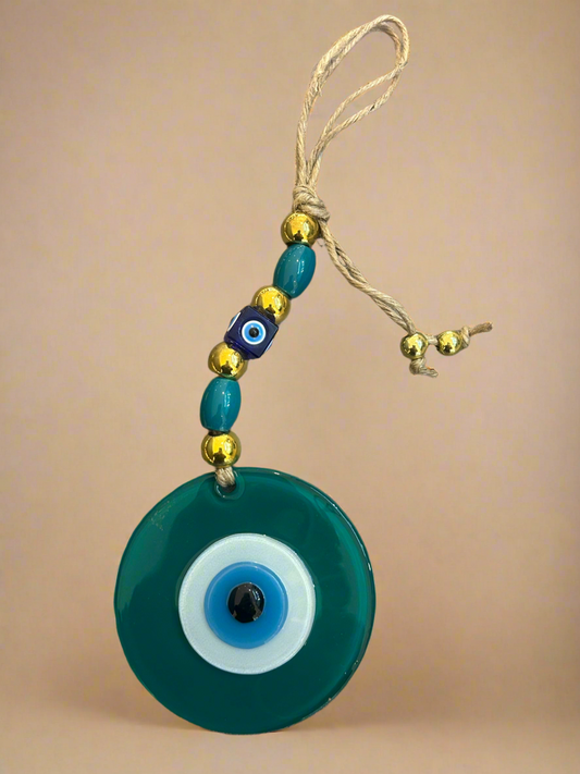 Green Evil Eye Wall Decor
