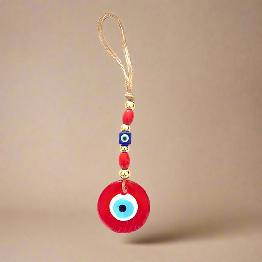 Red Lucky Eye Wall Hanging