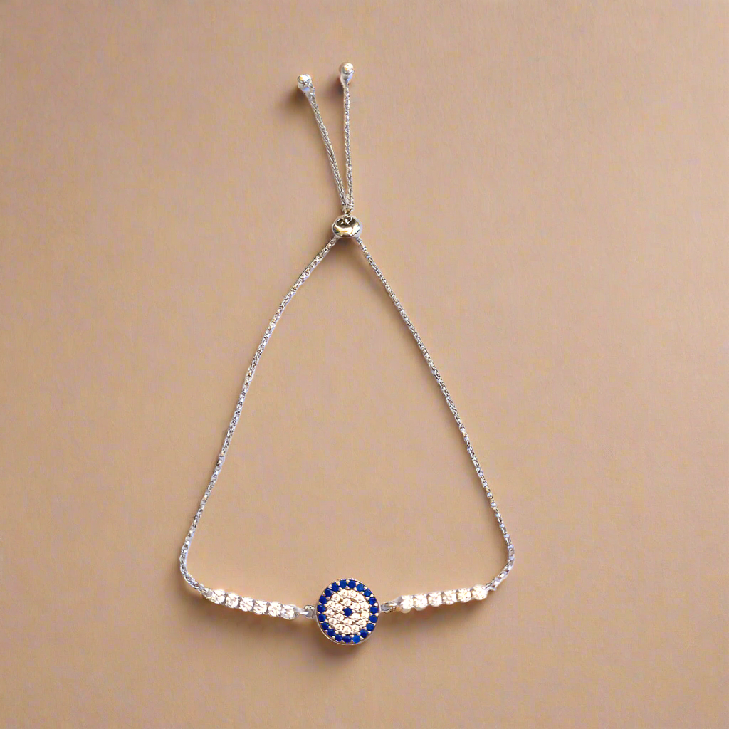 Crystal Lucky Eye Pull Bracelet