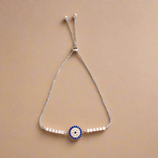 Crystal Lucky Eye Pull Bracelet