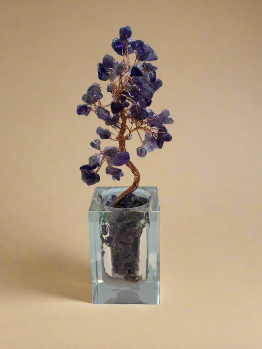 Amethyst Gem Stone Tree