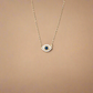 Sapphire Stone Lucky Eye Necklace