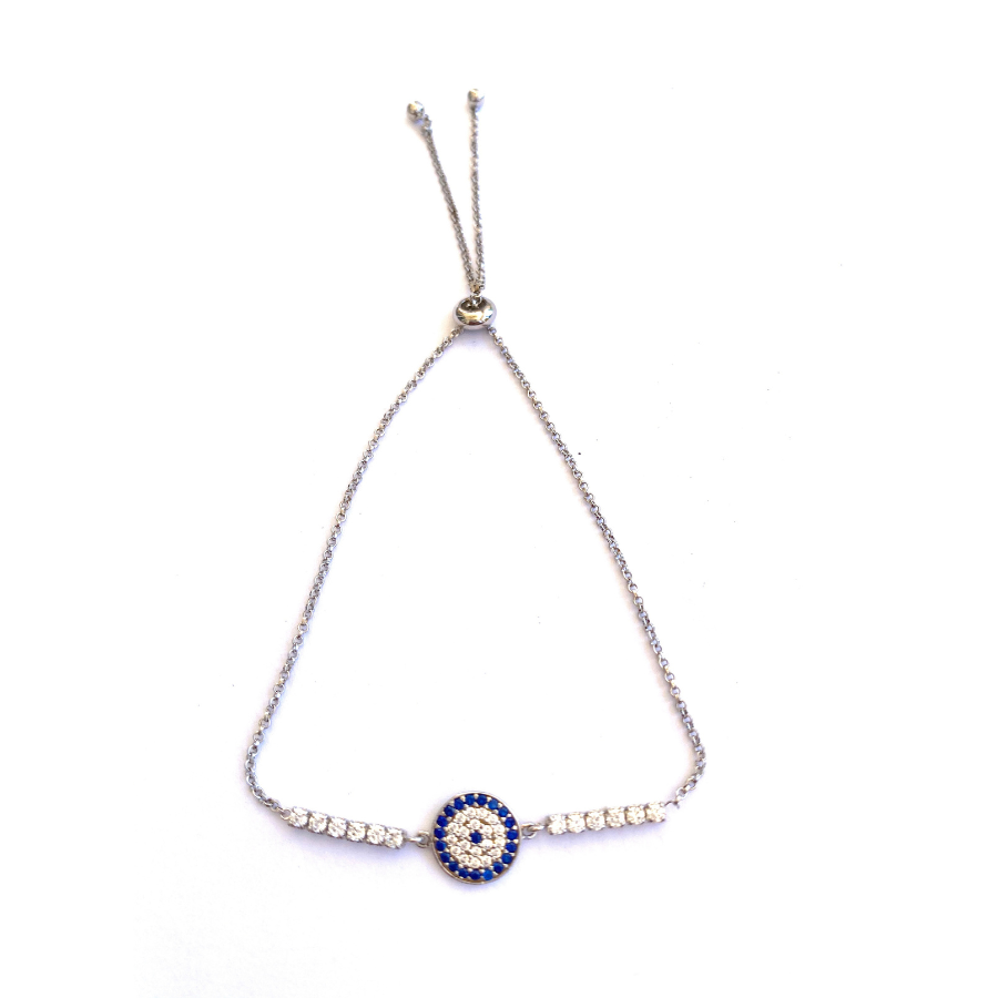 Crystal Lucky Eye Pull Bracelet